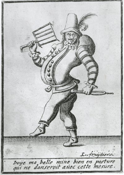 Polichinelle by Lodewyk Joseph Fruytiers